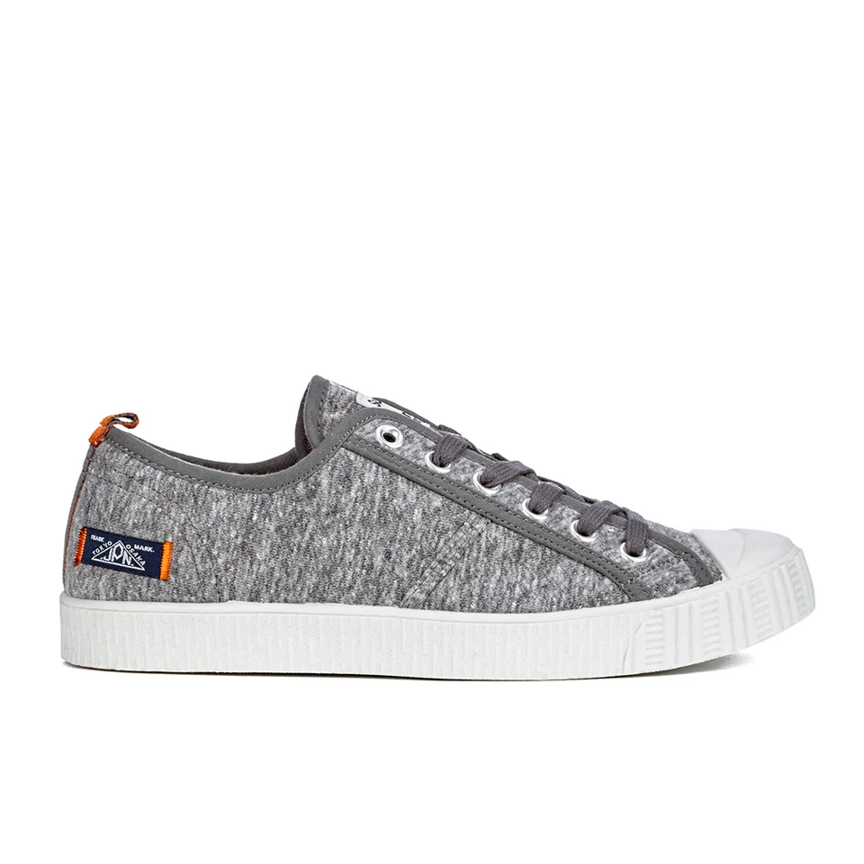 Superdry Men's Low Top Trainers - Mid Grey Marl/White Image 1