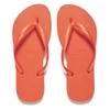 Havaianas Women's Slim Flip Flops - Neon Orange - Image 1