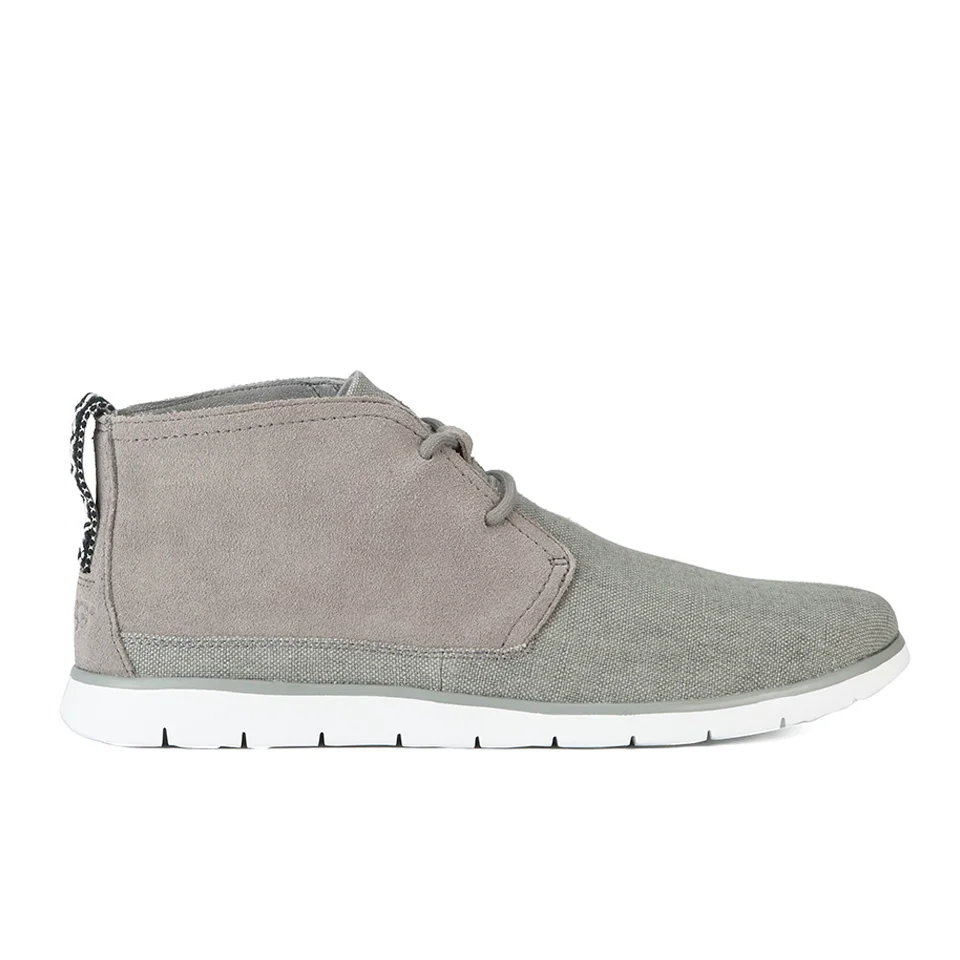 UGG Men's Freamon Canvas/Suede 2-Eyelet Chukka Boots - Seal Image 1