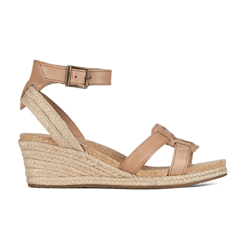 UGG Women's Maysie Wedged Sandals - Tawny Image 1