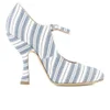 Vivienne Westwood Women's Mary Jane Heeled Shoes - Cream/Navy - Image 1