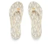 MICHAEL MICHAEL KORS Women's Bedford Flip Flops - Vanilla - Image 1