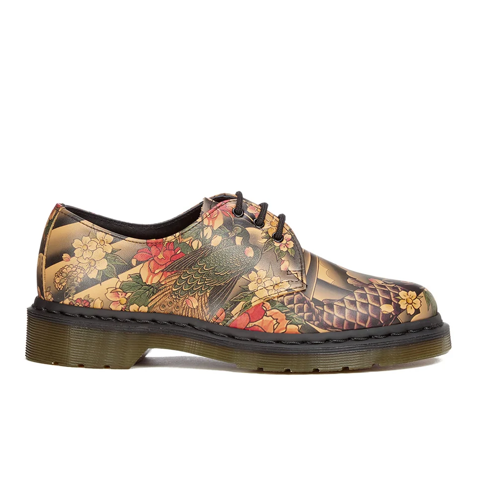 Dr. Martens 1461 Flat Shoes - Tan Tattoo Image 1