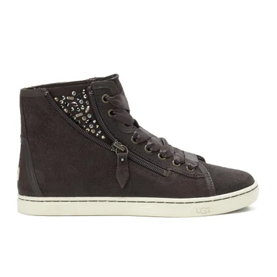 UGG Women's Blaney Crystals Hi-Top Trainers - Chocolate