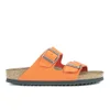 Birkenstock Women's Arizona Slim Fit Suede Double Strap Sandals - Orange - Image 1