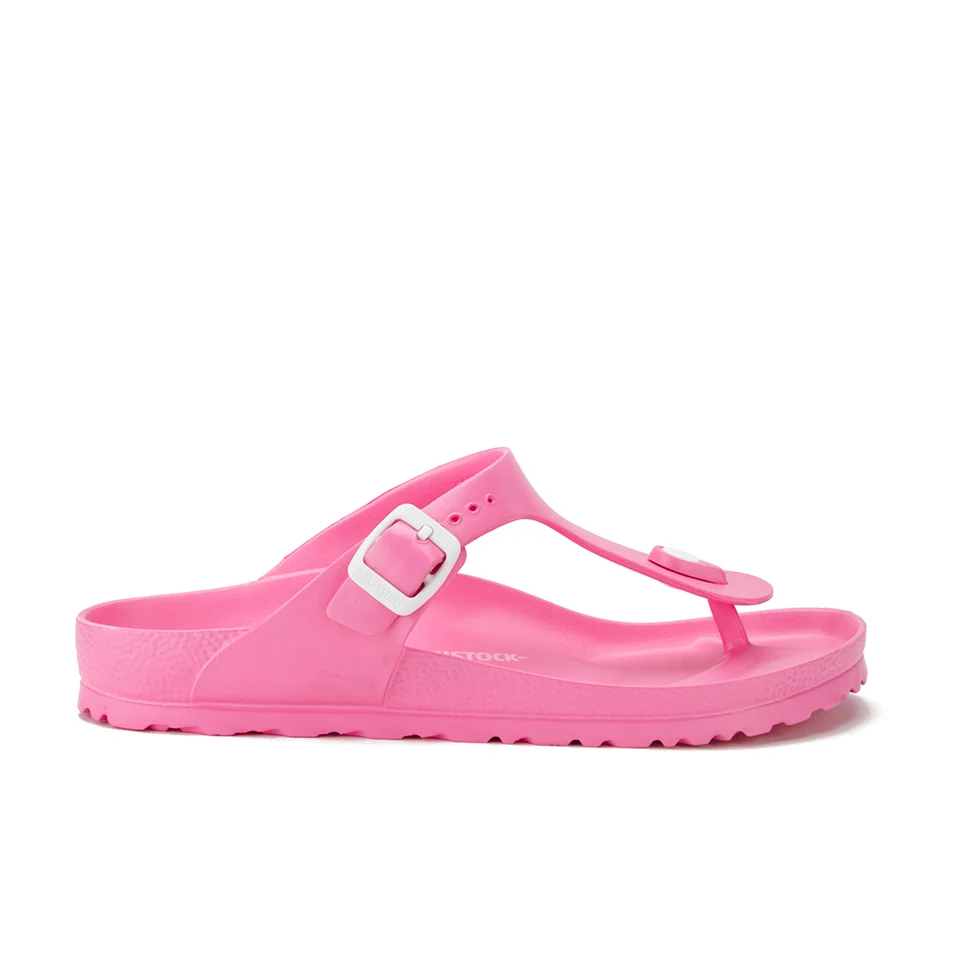 Birkenstock Women's Gizeh Slim Fit Toe-Post Sandals - Neon Pink Image 1