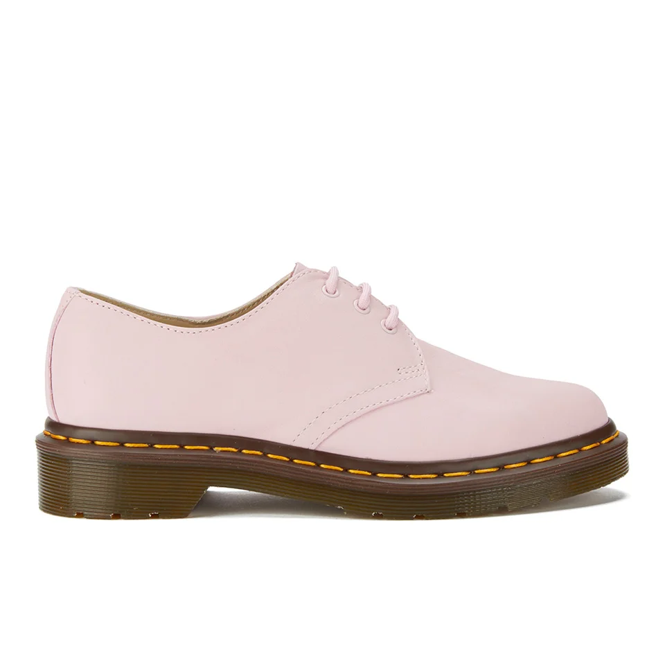 Dr. Martens Women's Core 1461 Virginia Leather 3-Eye Flat Shoes - Bubblegum Image 1