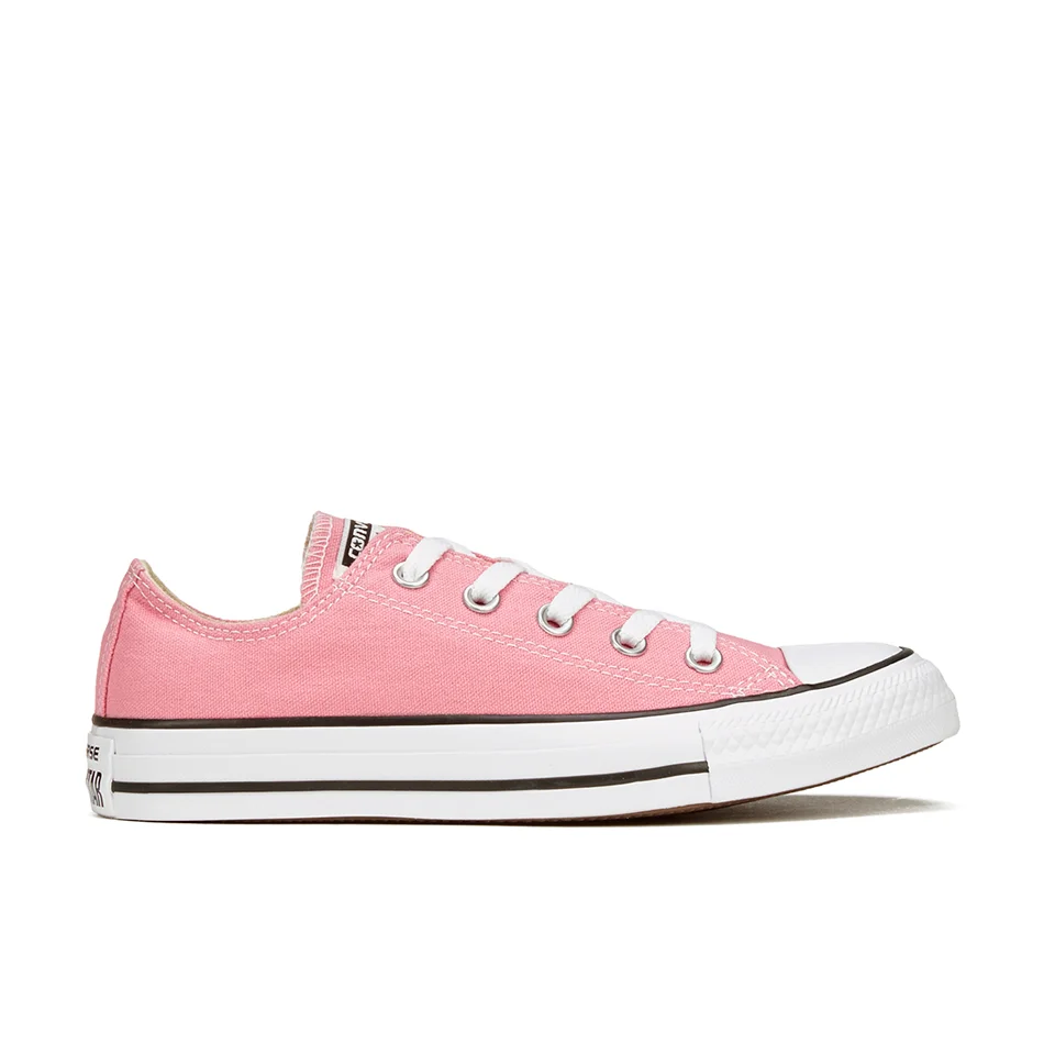 Converse Women's Chuck Taylor All Star Ox Trainers - Daybreak Pink/White/Black Image 1