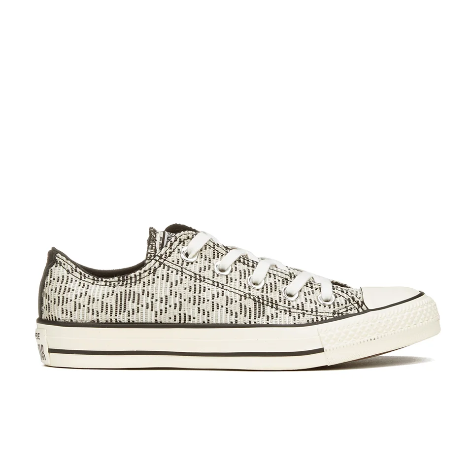 Converse Women's Chuck Taylor All Star Raffia Weave Ox Trainers - Parchment/Converse Natural Image 1