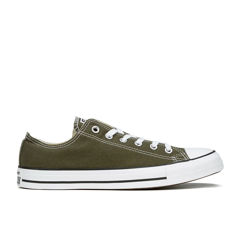 Converse Men's Chuck Taylor All Star Ox Trainers - Herbal/White/Black Image 1