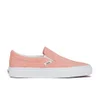 Vans Women's Classic Slip-on Chambray Trainers - Coral/True White - Image 1