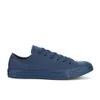 Converse Men's Chuck Taylor All Star Monochrome OX Trainers - Navy - Image 1