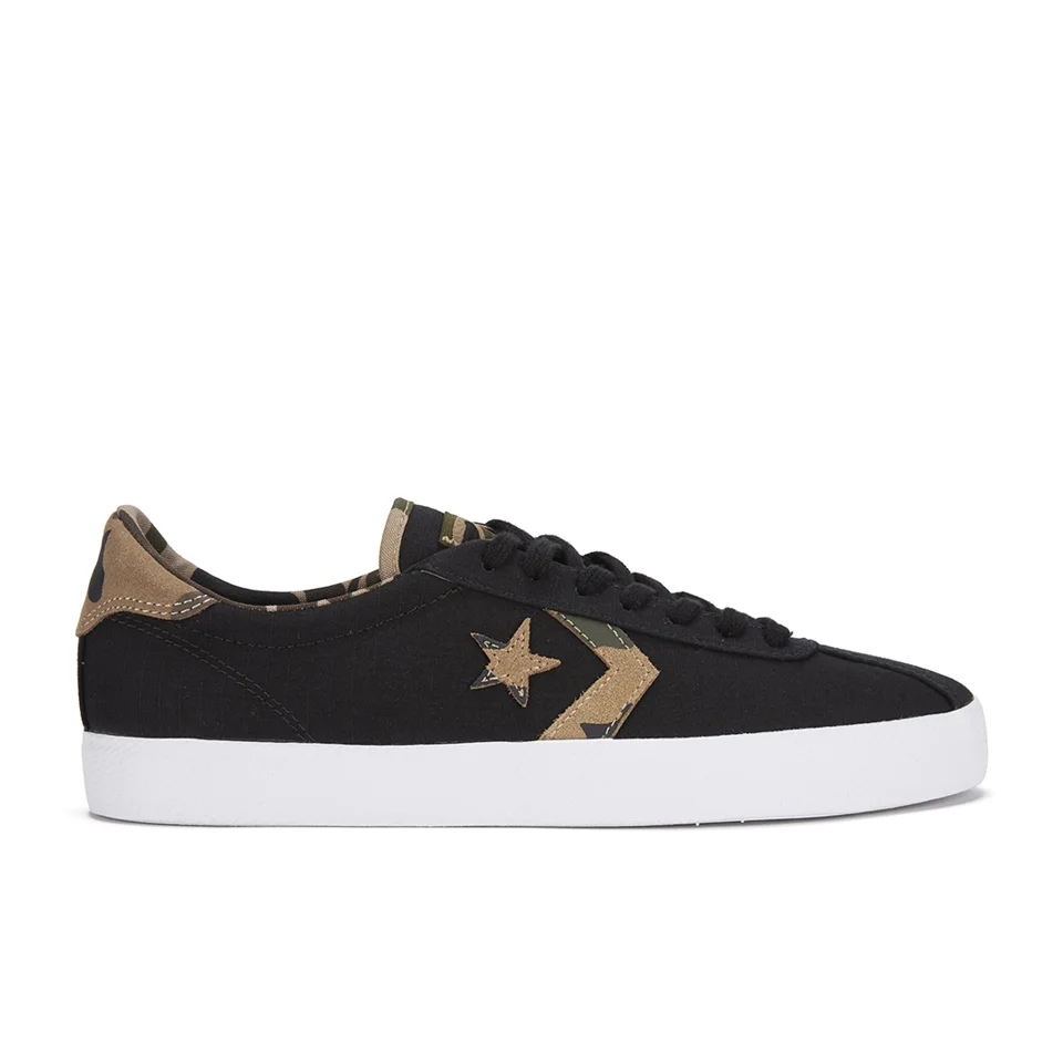 Converse CONS Men's Breakpoint Rip Stop Trainers - Black/White Image 1