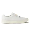 Clarks Men's Ballof Lace Leather Trainers - White - Image 1