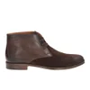 Clarks Men's Hawkley Rise Leather Desert Boots - Dark Brown Combi - Image 1