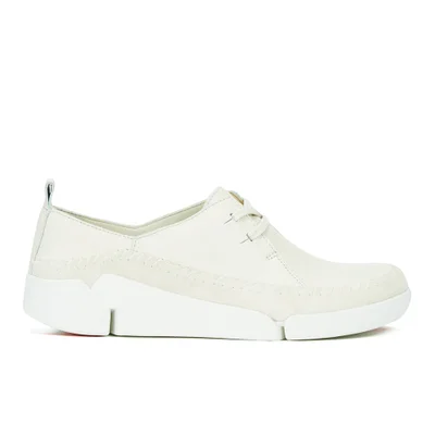 Clarks Women's Tri Angel Leather Sporty Shoes - Off White