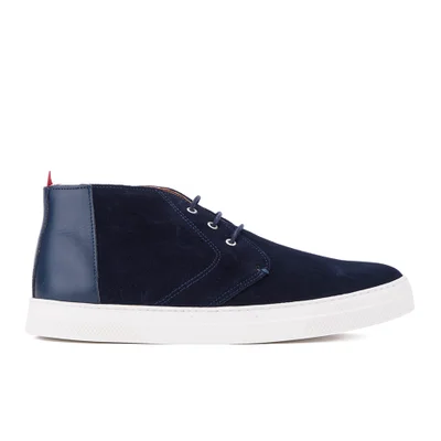 Oliver Spencer Men's Beat Chukka Boots - Navy Suede