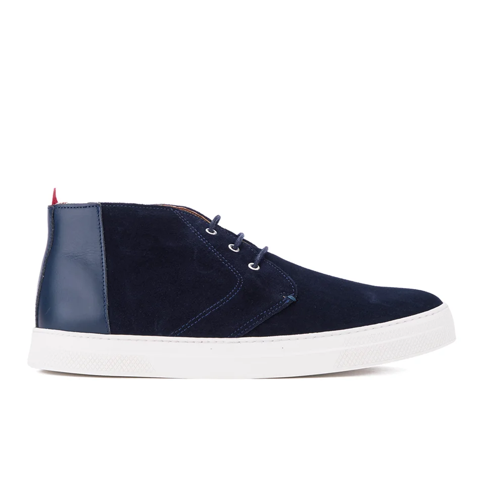 Oliver Spencer Men's Beat Chukka Boots - Navy Suede Image 1