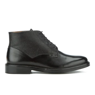 PS by Paul Smith Men's Munari Leather Lace Up Boots - Black