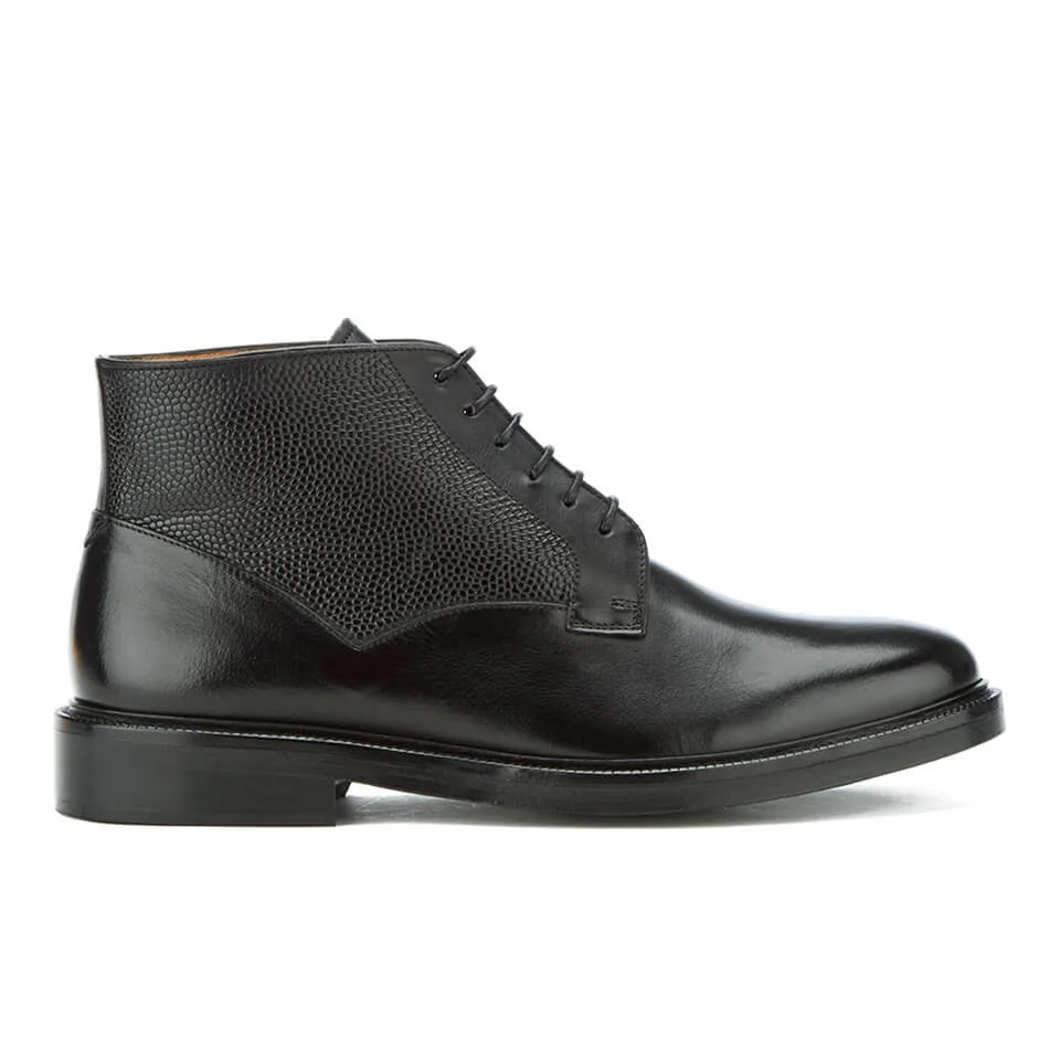 PS by Paul Smith Men's Munari Leather Lace Up Boots - Black Image 1