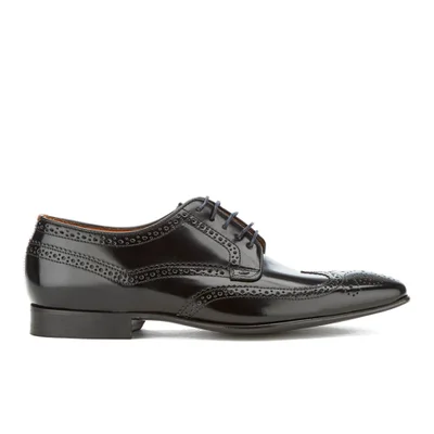 PS by Paul Smith Men's Aldrich High Shine Leather Brogues - Black