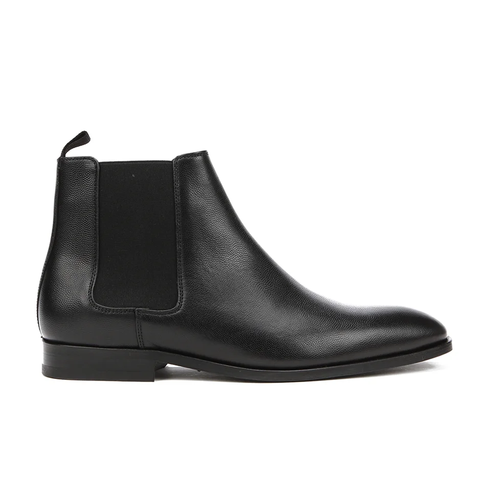 PS by Paul Smith Men's Gerald Grain Leather Chelsea Boots - Black Oxford Dax Grain Image 1