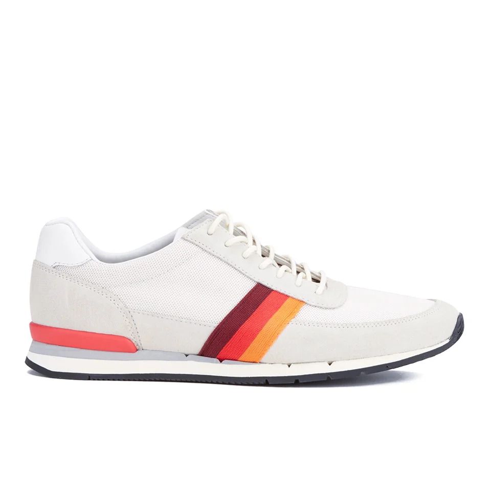 PS by Paul Smith Men's Swanson Running Trainers - Off White Mesh/Ecru Silky Suede Image 1