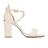 Dune Women's Maybell Leather Block Heeled Sandals - Nude - Image 1