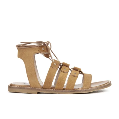 Dune Women's Lorelli Suede Gladiator Sandals - Tan