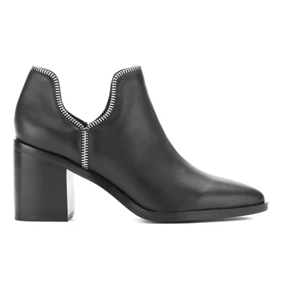 Senso Women's Huntley I Heeled Leather Ankle Boots - Ebony