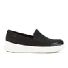FitFlop Women's Sporty Pop Canvas Skate Slip On Trainers - Black - Image 1