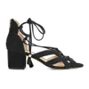 MICHAEL MICHAEL KORS Women's Mirabel Leather Mid Heel Sandals - Black - Image 1