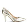 MICHAEL MICHAEL KORS Women's MK Flex Leather Court Shoes - Pale Gold - Image 1