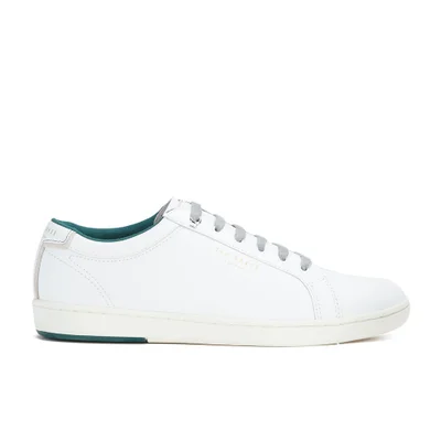 Ted Baker Men's Theeyo3 Leather Cupsole Trainers - White