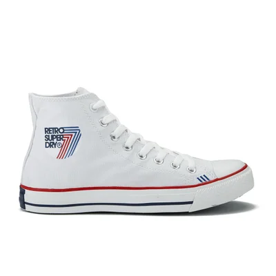 Superdry Men's Retro Sport High Top Trainers - White
