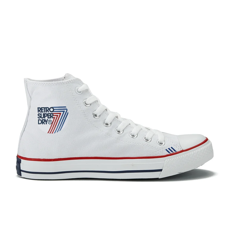 Superdry Men's Retro Sport High Top Trainers - White Image 1