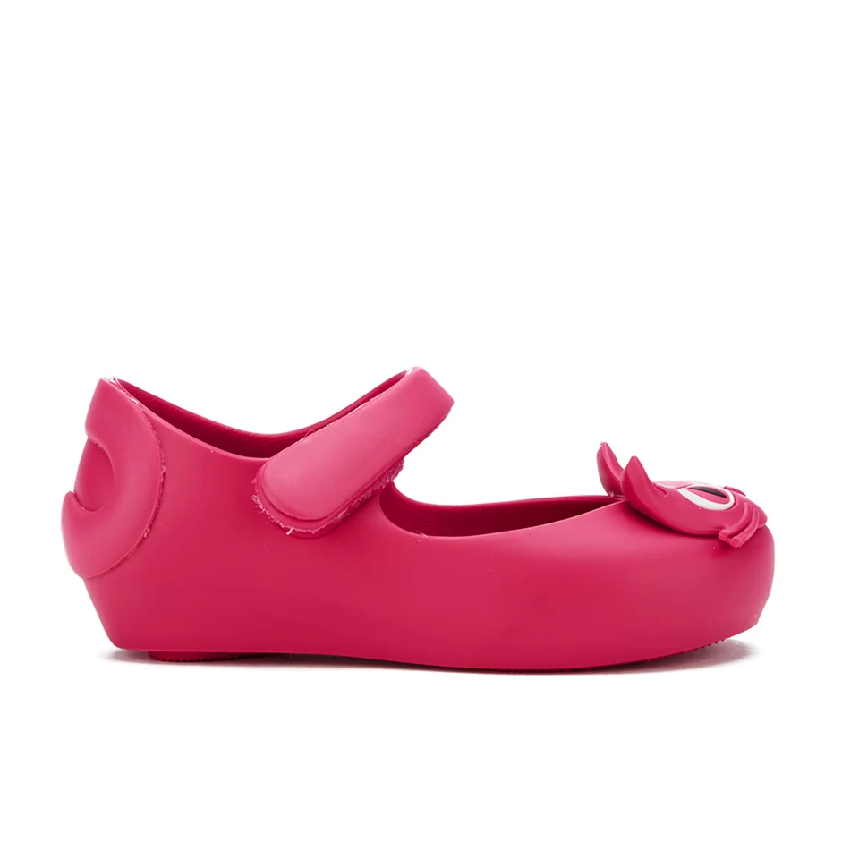 Mini Melissa Toddlers' Ultragirl Kitty 16 Ballet Flats - Bright Pink Image 1