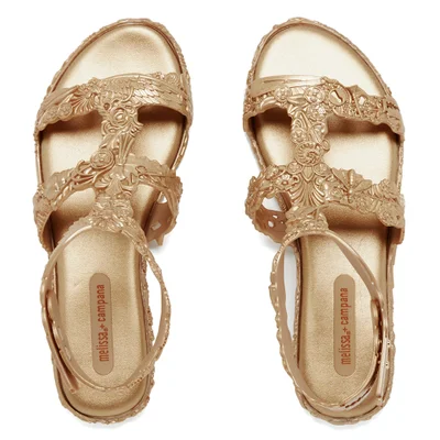 Melissa Women's Campana Barocca 16 Sandals - Gold