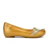 Mini Melissa Vivienne Westwood Kids' Ultragirl Cherub Ballet Flats - Gold Glitter - Image 1