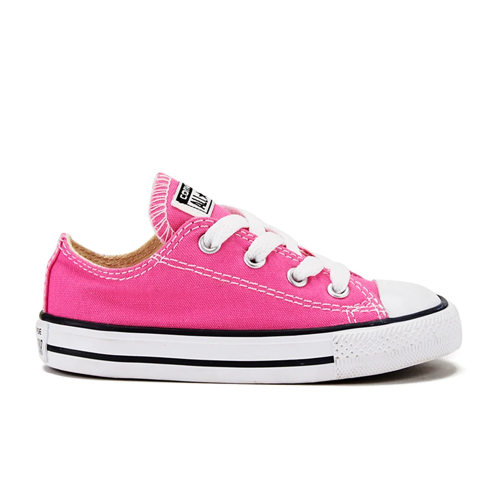 Converse Toddlers' Chuck Taylor All Star Ox Trainers - Mod Pink Image 1