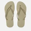 Havaianass Girls' Slim Flip Flops - Sand Grey/Light Golden - Image 1