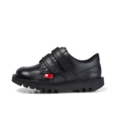 Kickers Toddlers Kick Lo Twin Velcro Shoes - Black