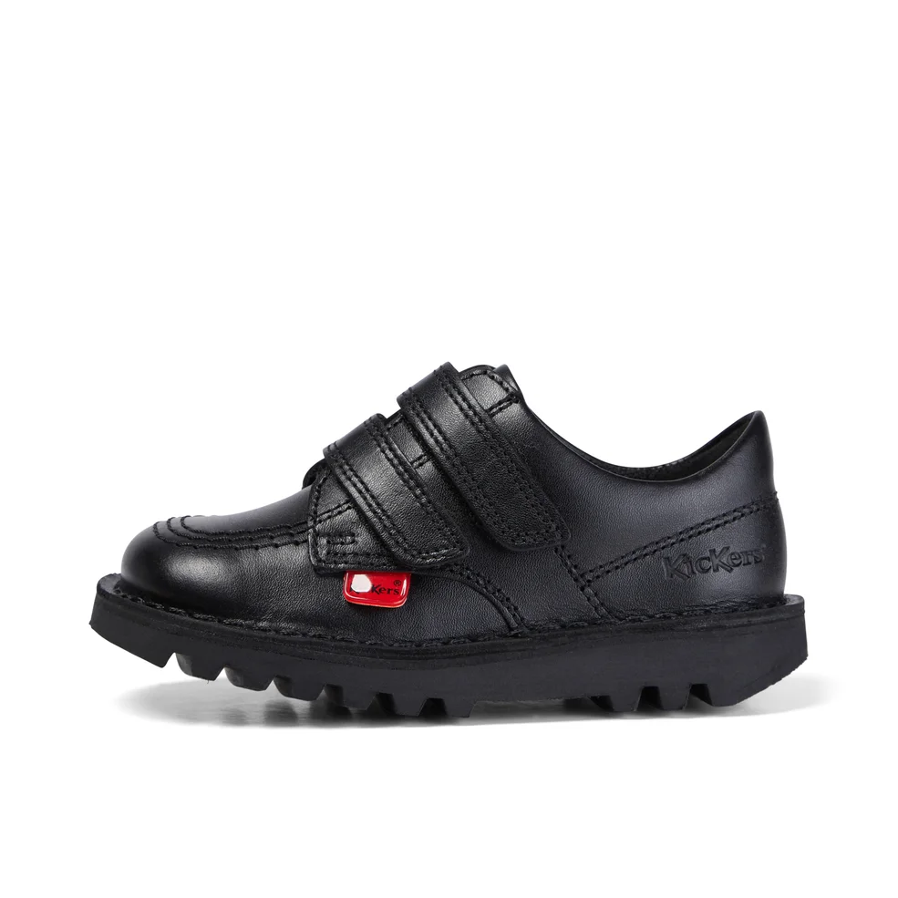 Kickers Toddlers Kick Lo Twin Velcro Shoes - Black Image 1