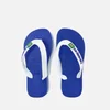 Havaianas Kids' Brasil Logo Flip Flops - Marine Blue - Image 1