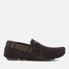 Barbour Men's Monty Suede Moccasin Slippers - Brown - Image 1