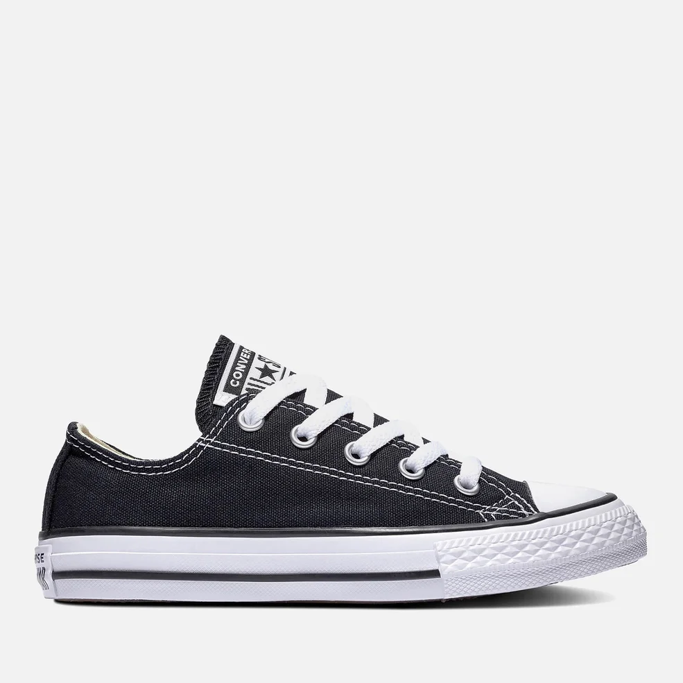 Converse Kid's Chuck Taylor All Star Ox Trainers - Black Image 1