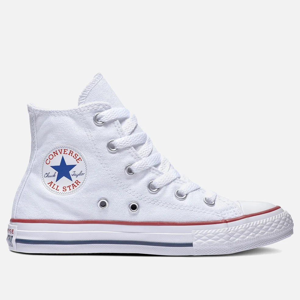Converse Kid's Chuck Taylor All Star Hi - Top Tainers - Optical White Image 1