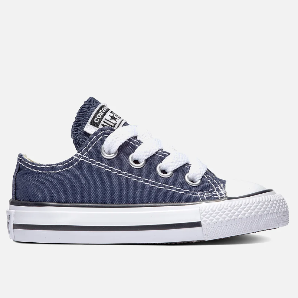 Converse Toddlers' Chuck Taylor All Star Ox Trainers - Navy Image 1