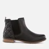 Barbour Women's Abigail Leather Quilted Chelsea Boots - Black - Image 1