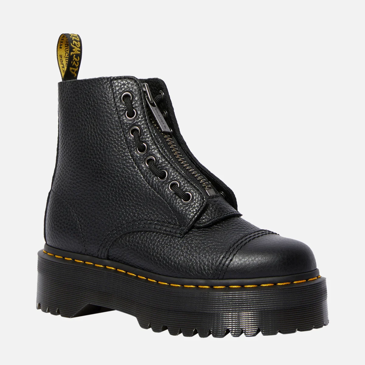 Dr. Martens Women's Sinclair Leather Zip Front Boots - Black Image 1